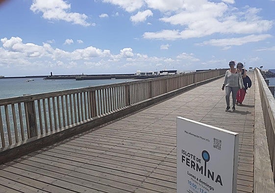 Vista del Islote de Fermina en la mañana del martes 30 de abril.