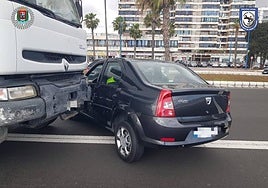 Accidente en la Avenida Marítima.
