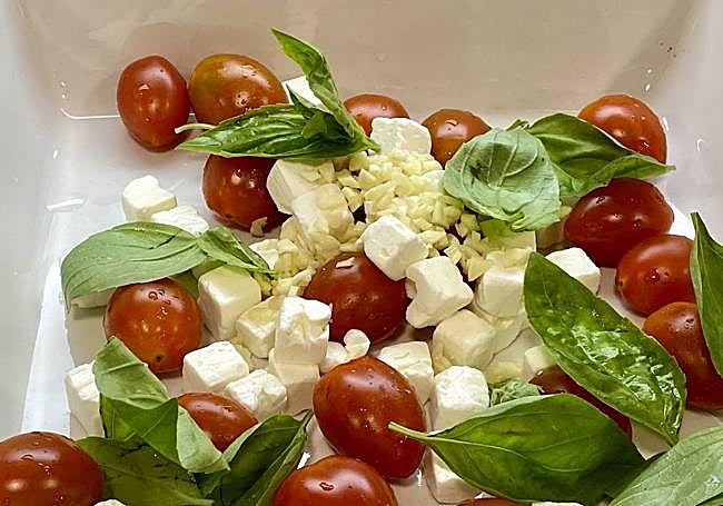 Añadimos la albahaca