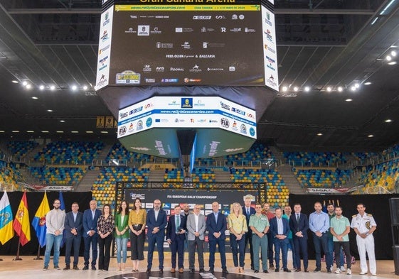 Autoridades y organizadores, en la presentación de la edición de este año.