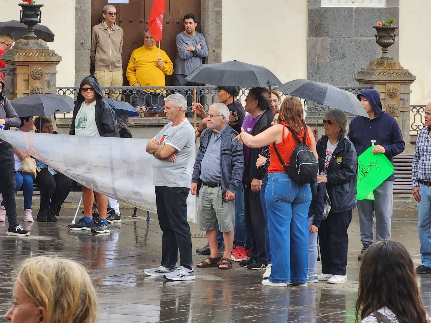 La manifestación en Gran Canaria por el Día Internacional de los Trabajadores, en imágenes