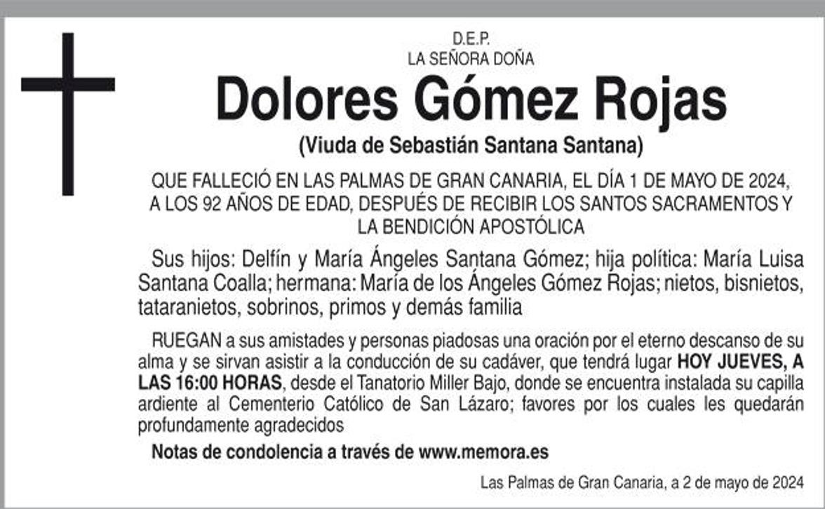 Dolores Gómez Rojas