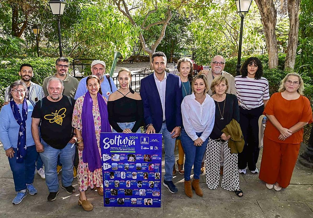 Presentación del programa del Festival Soltura 2024 en Agaete.