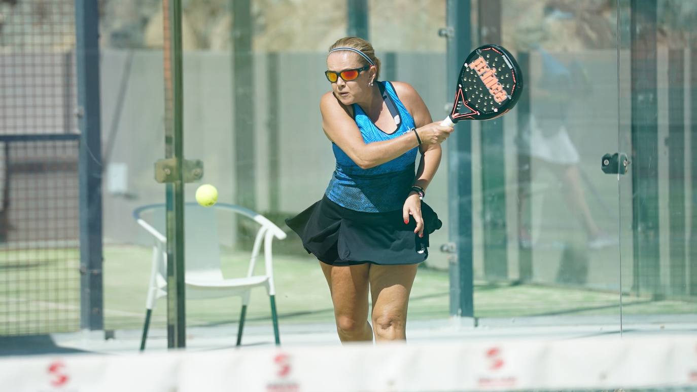 Una de las participantes, en acción.