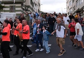 Uno de los momentos del pasacalles.