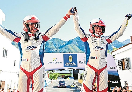 Bonato y Boulloud, en el podio.