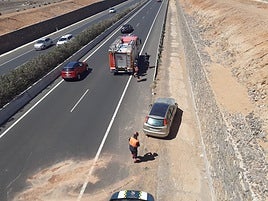 Imagen del vehículo afectado.