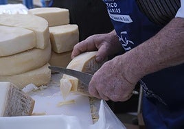 Imagen de alguno de los momentos en la Fiesta del Queso de Montaña Alta.