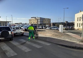 Parcela que acogerá la primera gasolinera de Plenoil.