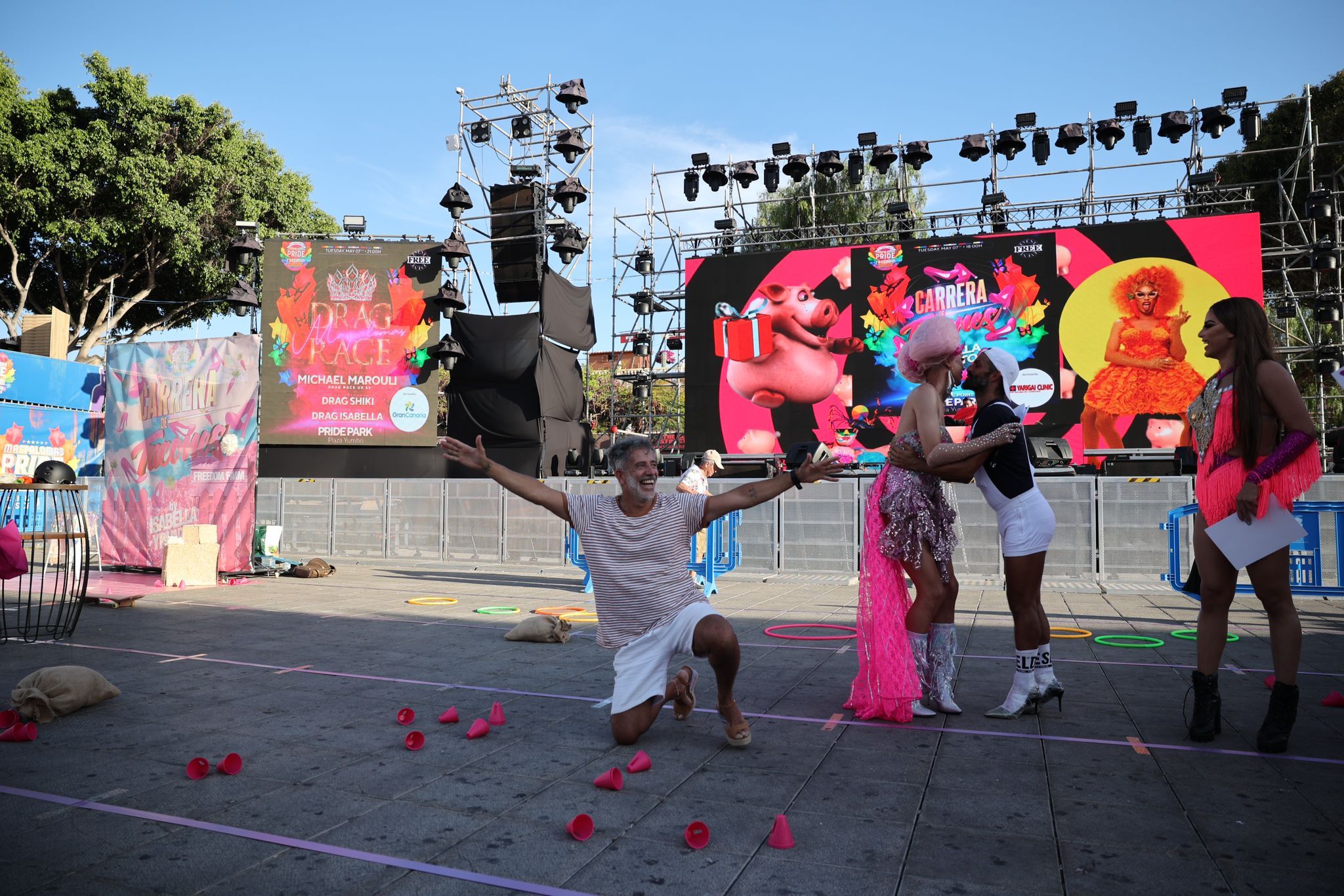 La carrera de tacones de Maspalomas Pride, en imágenes