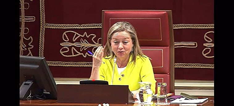 Oramas interrumpe el pleno: «No chillen porque retumba»