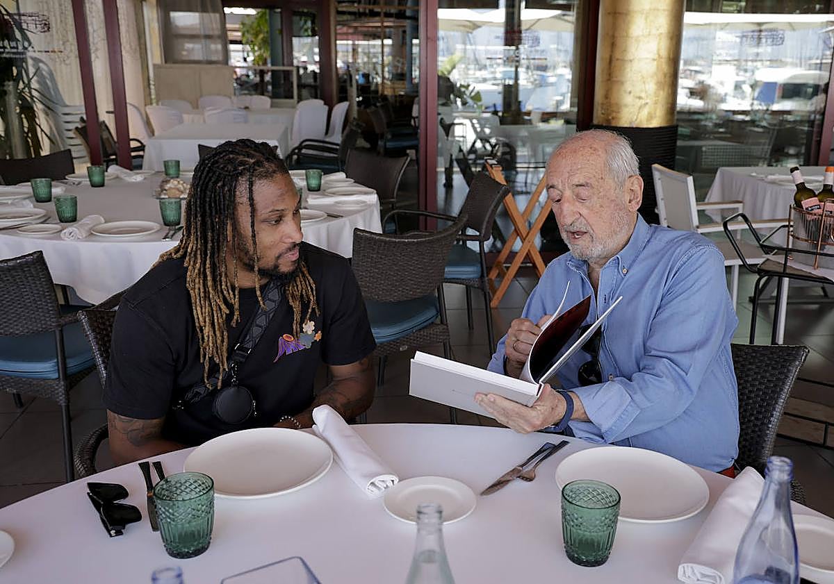 Imagen principal - Andrew Albicy gana el Premio CANARIAS7-Pepe Moriana 2024