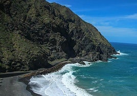 Imagen de archivo de la playa de Vallehermoso.