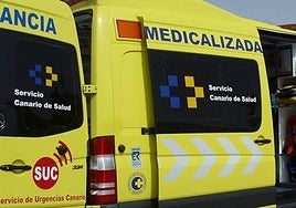 Una ambulancia el SUC.