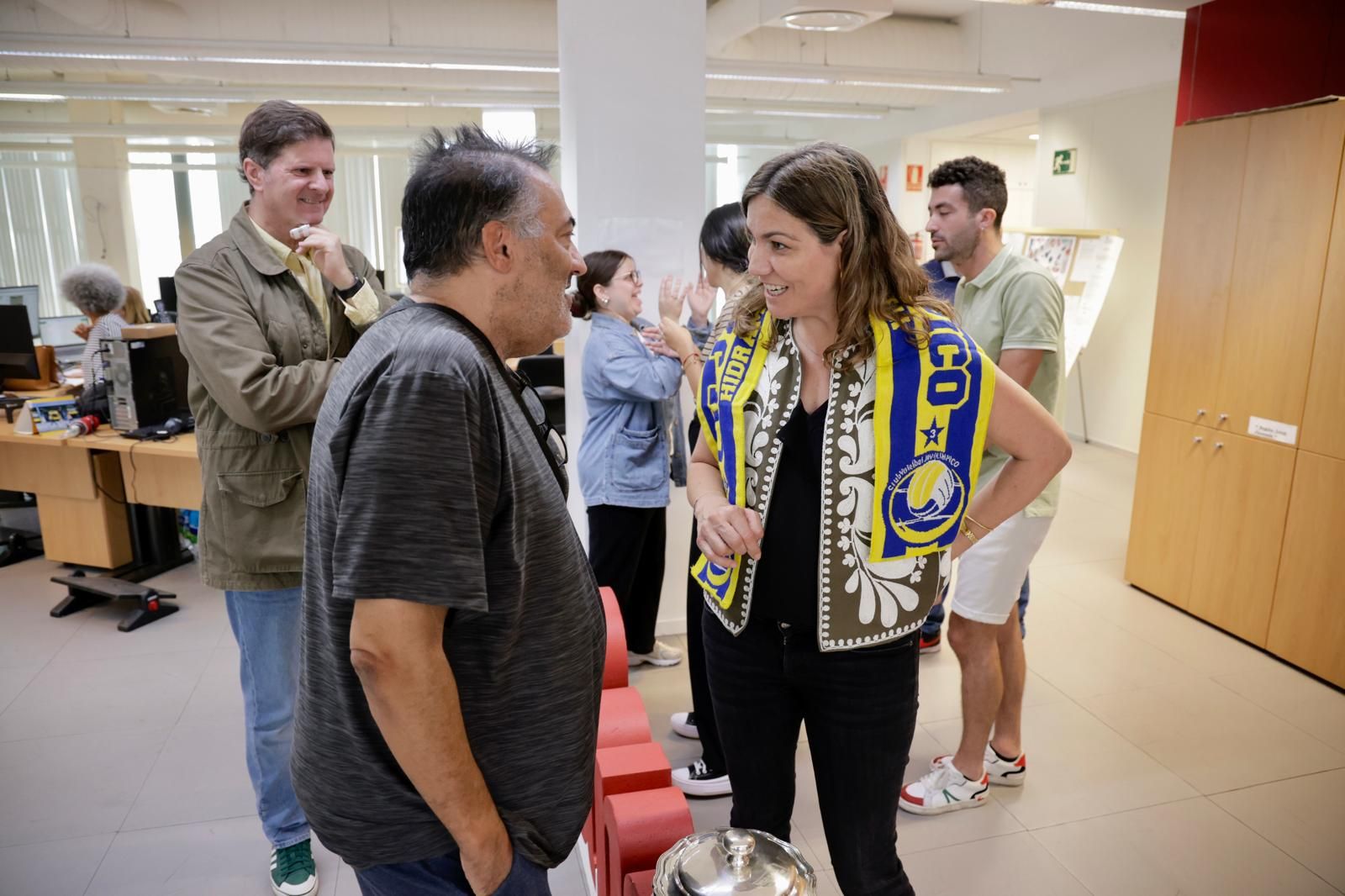 El Olímpico visita CANARIAS7 cargado de trofeos