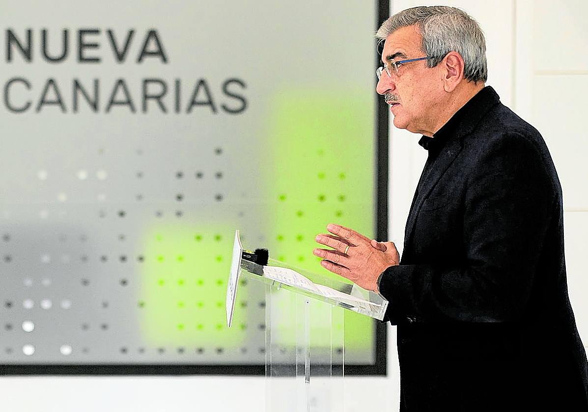 Imagen de archivo del presidente de NC, Román Rodríguez.