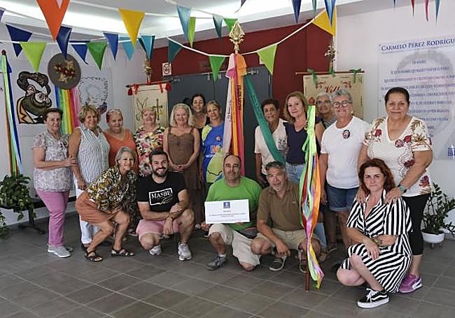 Algunos de los vecinos y vecinas que participaron en los talleres.