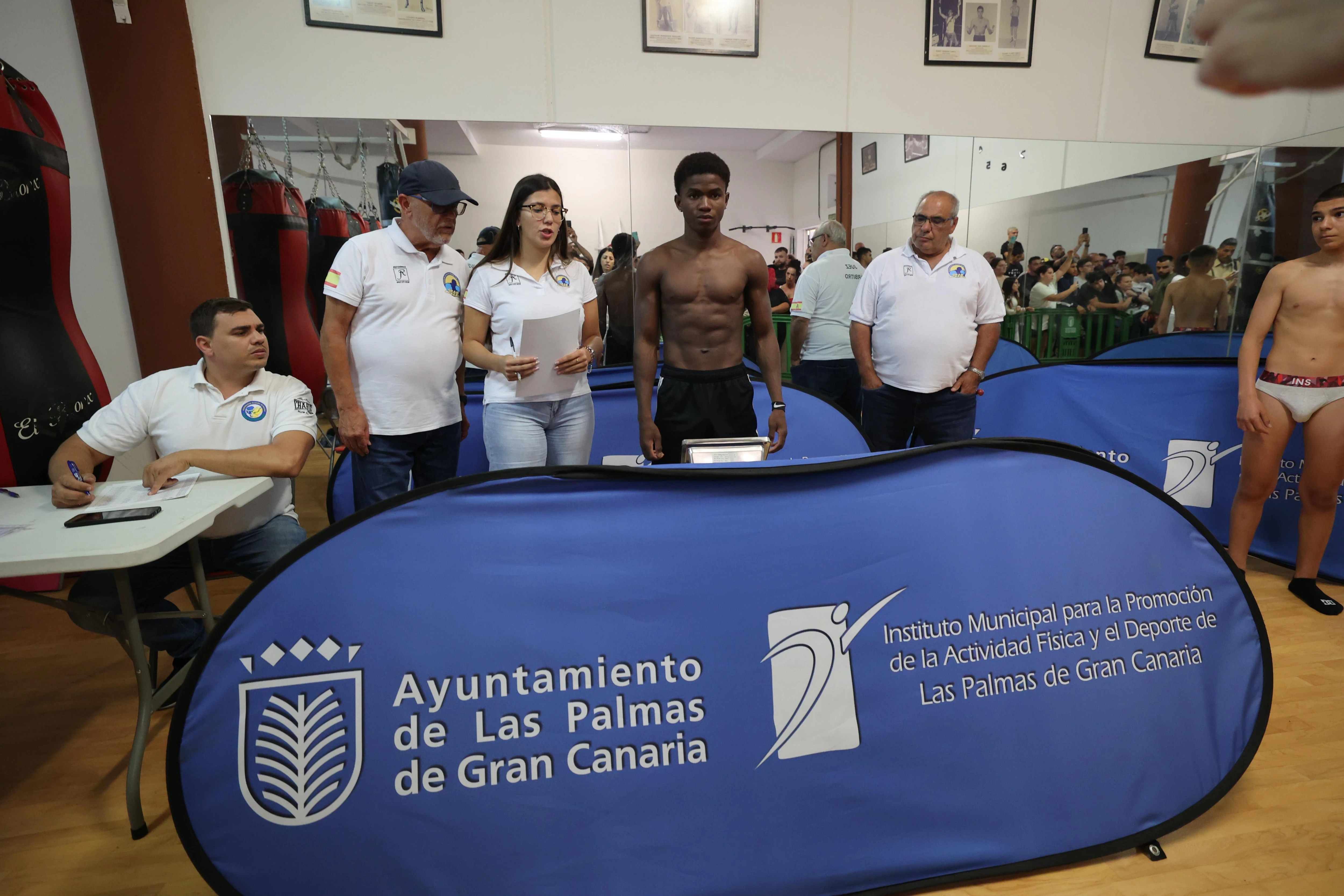 Pesaje velada de boxeo Las Palmas International Boxing Night | Canarias7