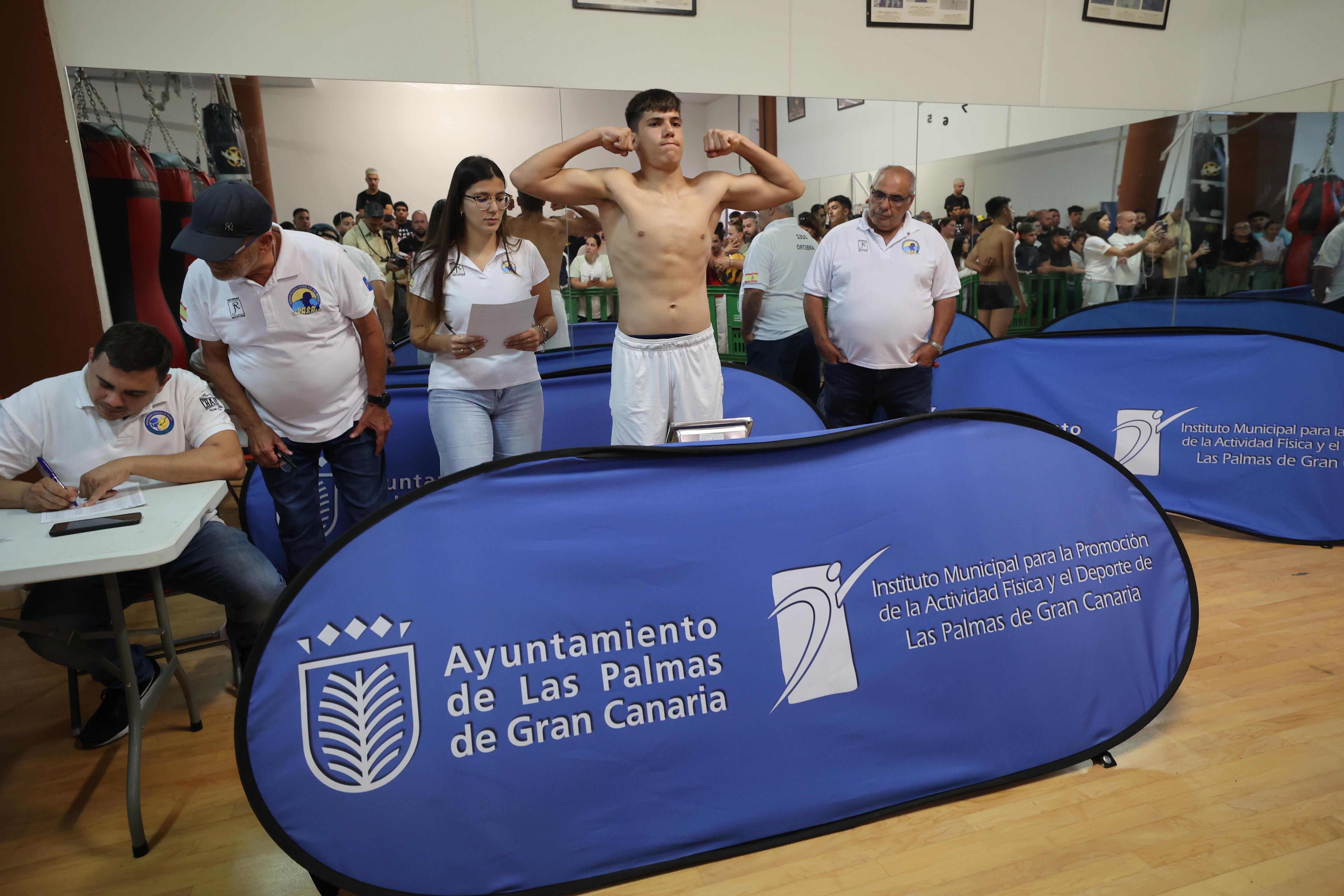 Pesaje velada de boxeo Las Palmas International Boxing Night