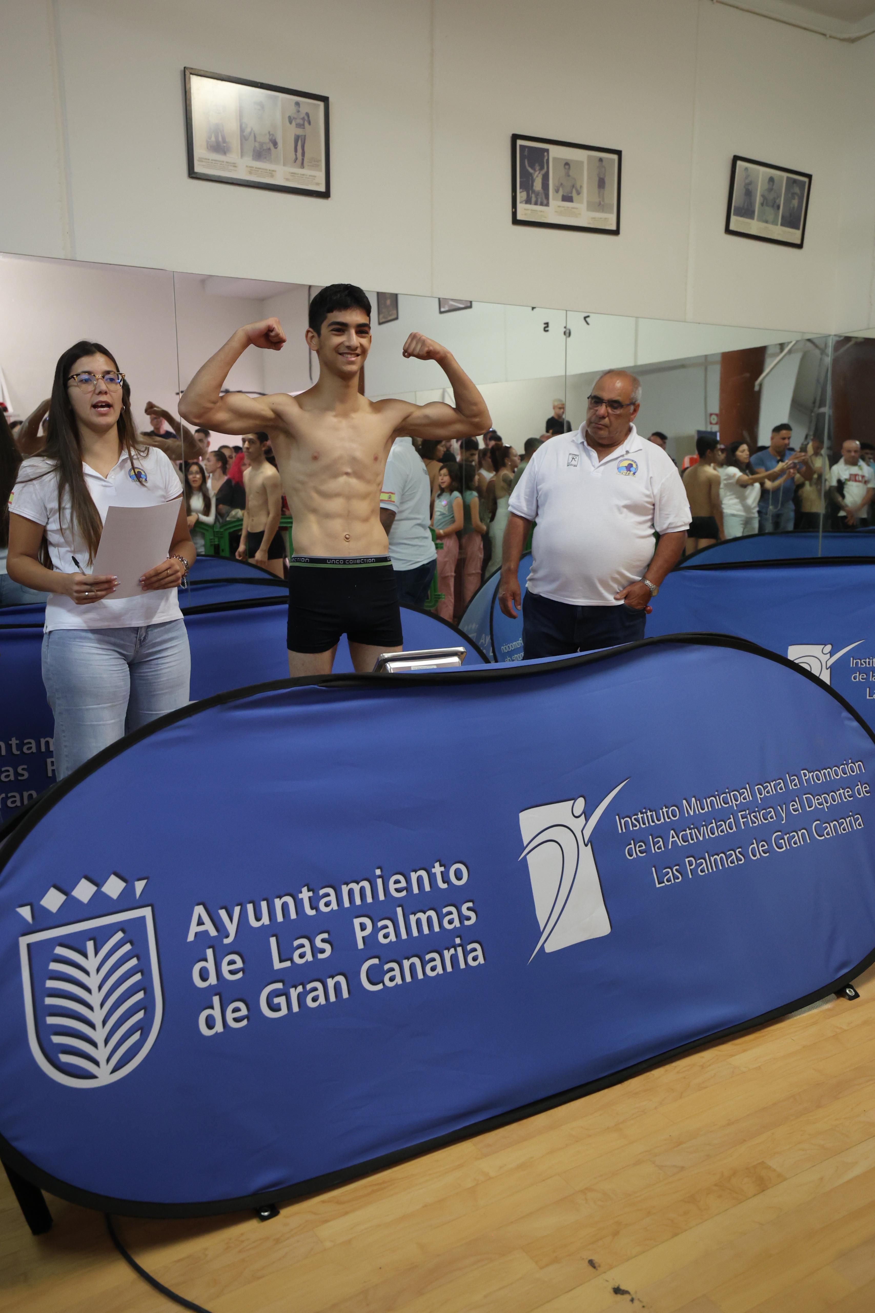 Pesaje velada de boxeo Las Palmas International Boxing Night