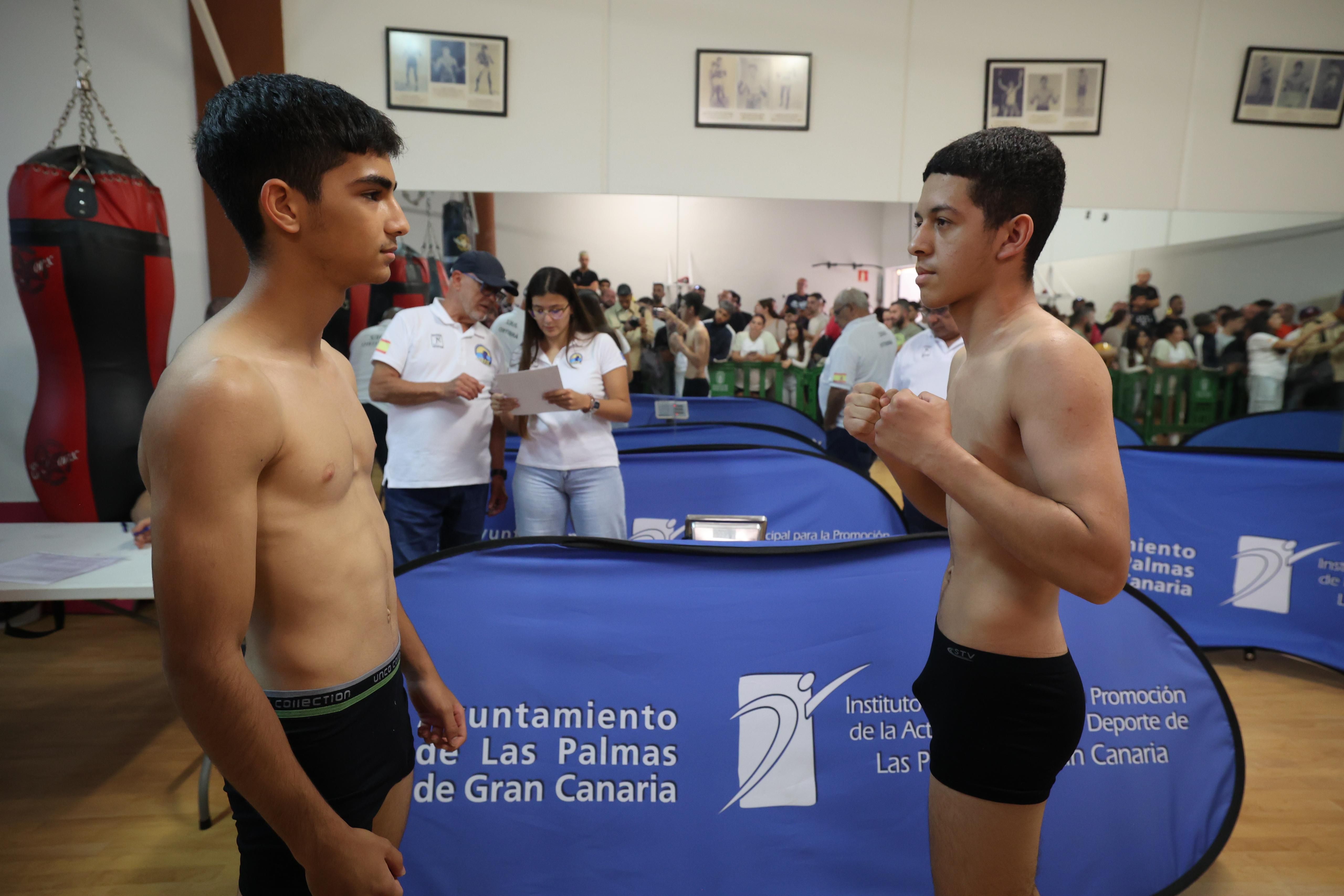 Pesaje velada de boxeo Las Palmas International Boxing Night