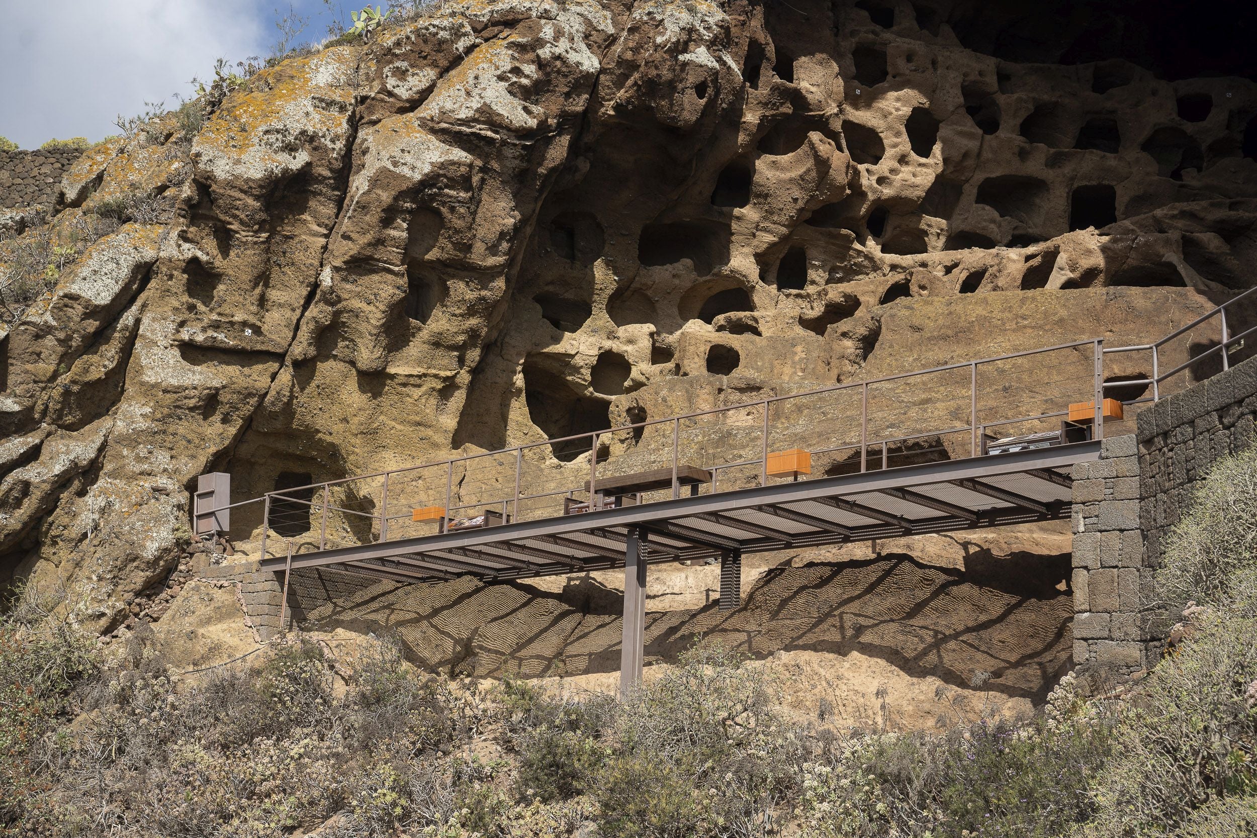 El Cabildo devuelve al Cenobio de Valerón su aspecto original y recupera valiosas piezas arqueológicas