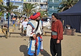 Las Canteras revive la hisoria de Simón Romero, el corsario nacido en la calle Triana Alí el Canario.