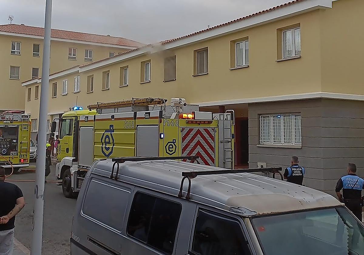 Imagen del incendio.