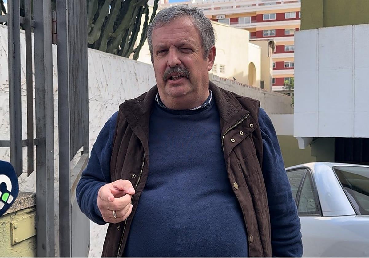 El investigado Rafael Hernández.