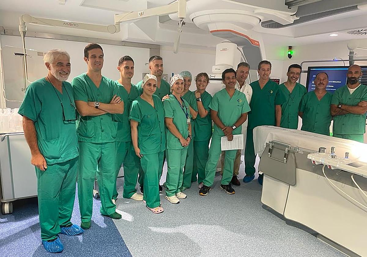 Profesionales de la nueva unidad, que empezó a funcionar en noviembre de 2023.