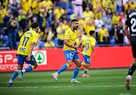 El encuentro entre Las Palmas y el Betis, en imágenes