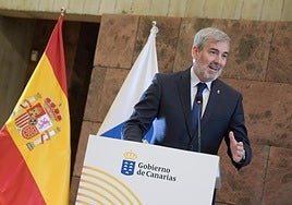 El presidente canario, Fernando Clavijo.