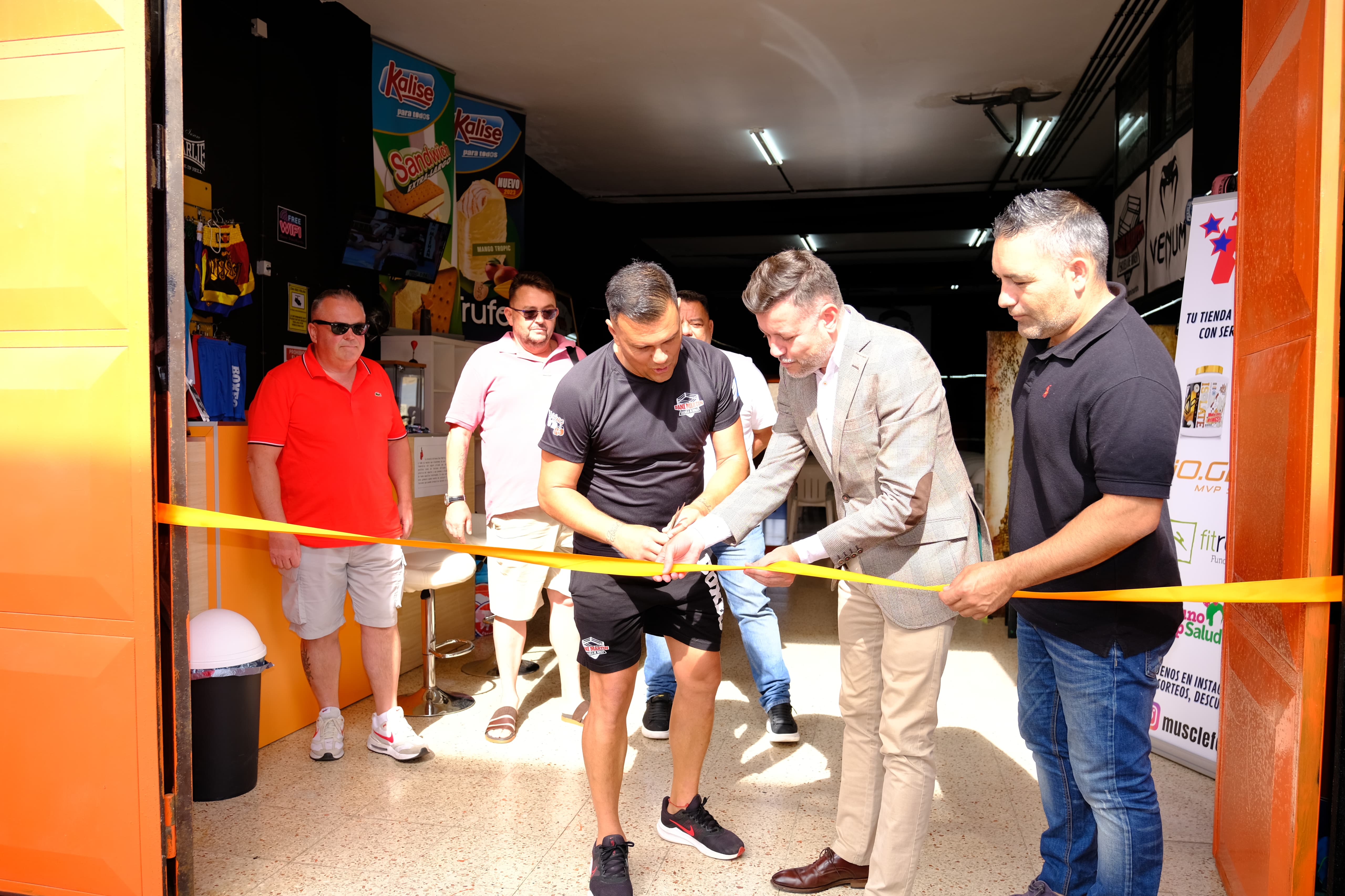 Inauguración de la Escuela de Boxeo Dani Martín en Gáldar