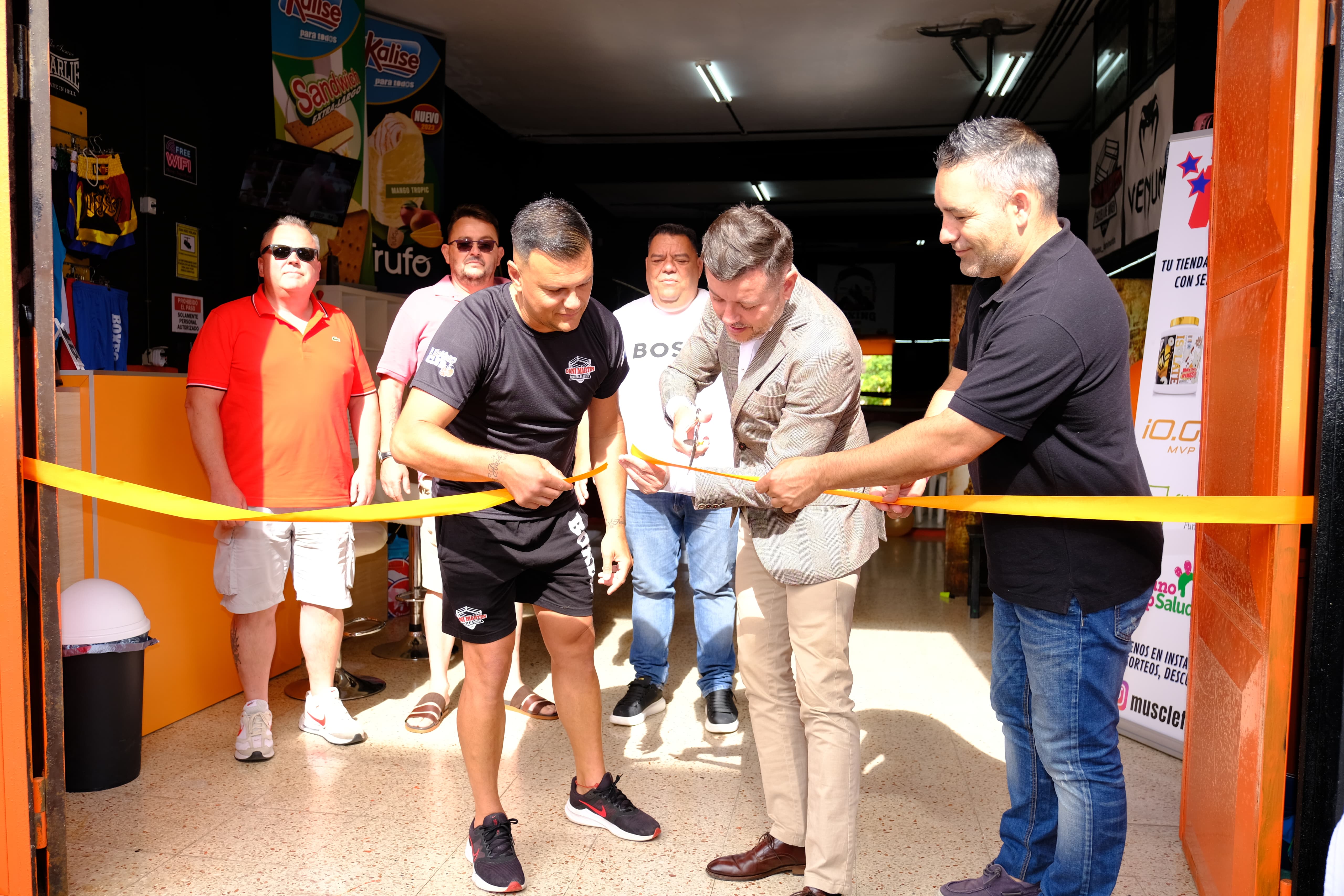 Inauguración de la Escuela de Boxeo Dani Martín en Gáldar
