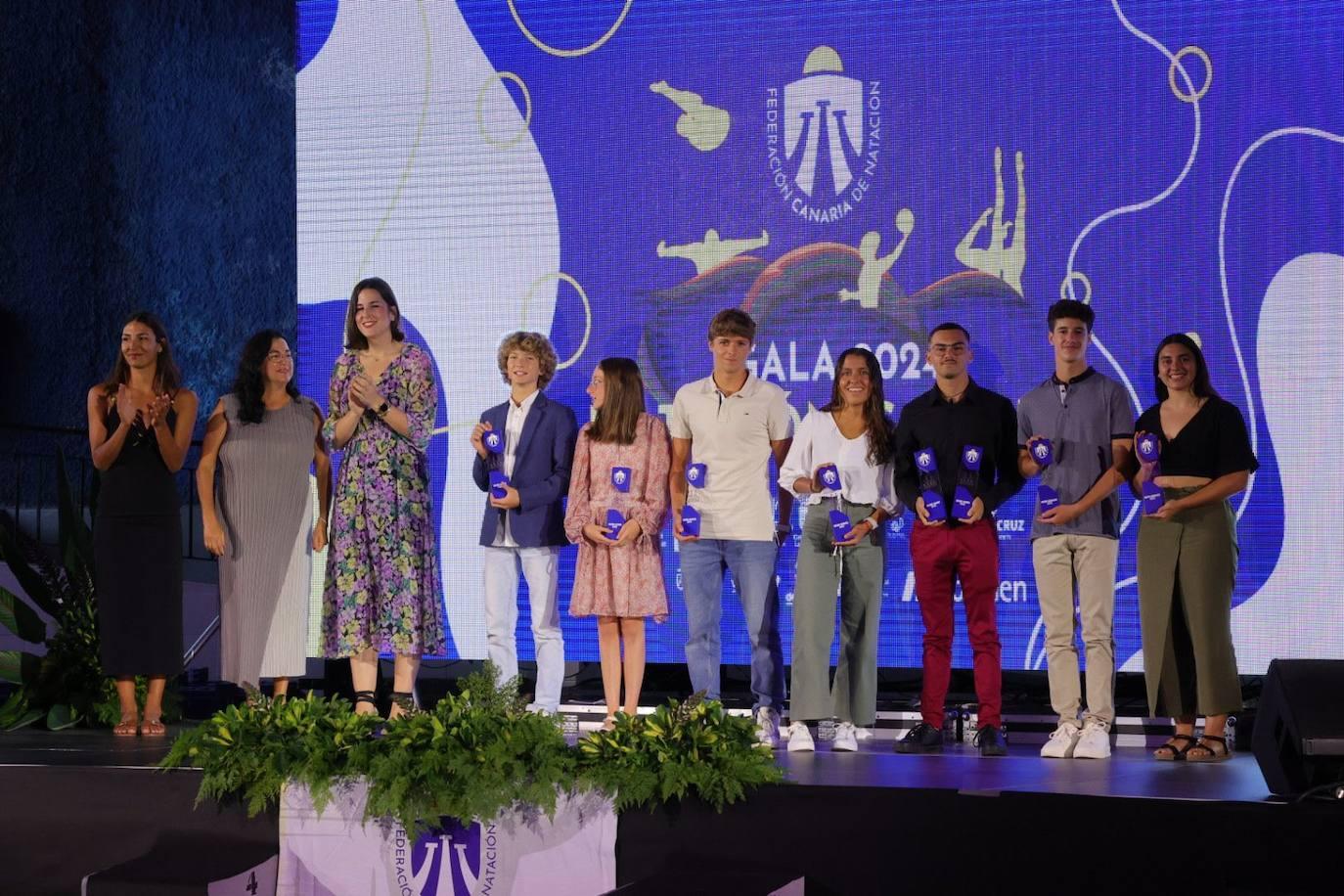 La gala de la Federación Canaria de Natación 2024, en imágenes