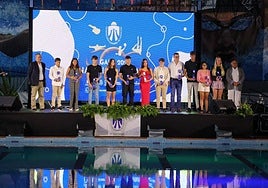 Imagen de algunos de los premiados en la gala anual de la Federación Canaria.