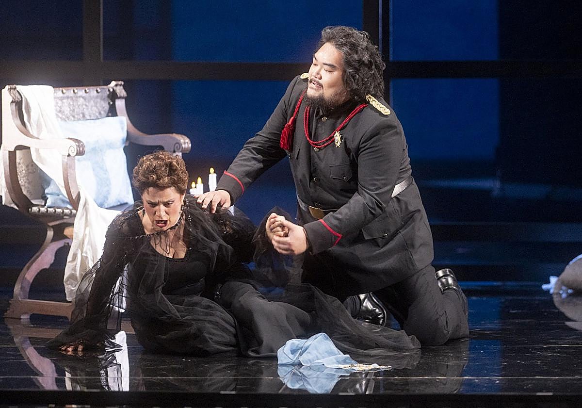 Imagen principal - Distintos momentos del ensayo general.