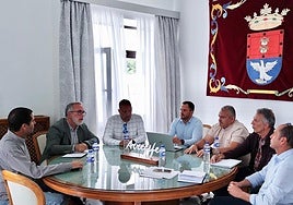 Reunión de representantes de Urbaser con gobernantes de Arrecife.