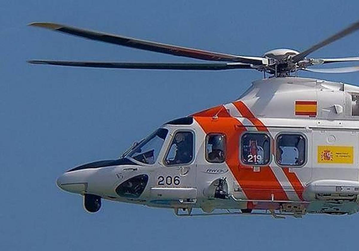 Imagen de archivo del helicóptero Helimer de Salvamento Marítimo.
