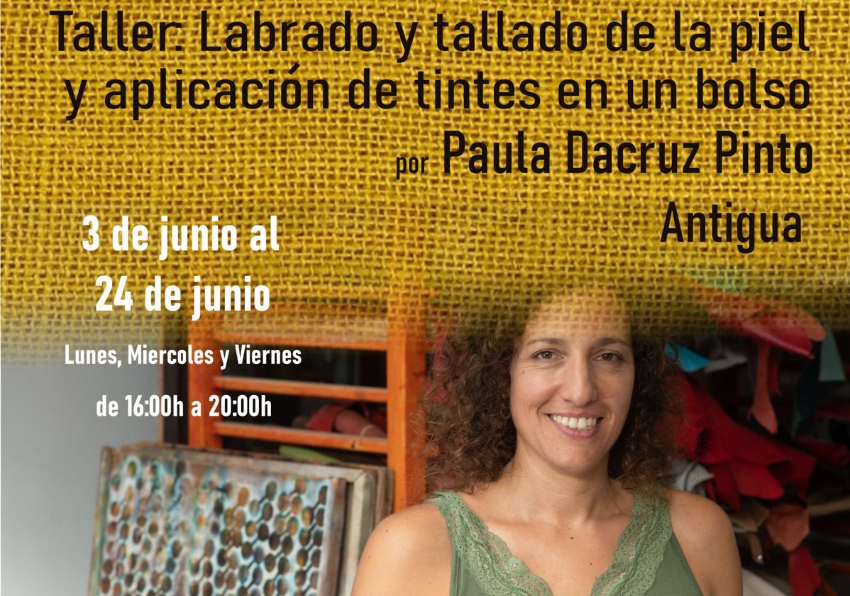 Paula Dacruz PInto dirige el taller de Antigua.