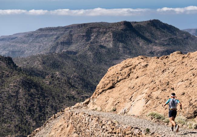 Participante en la The North Face Transgrancanaria 2024.