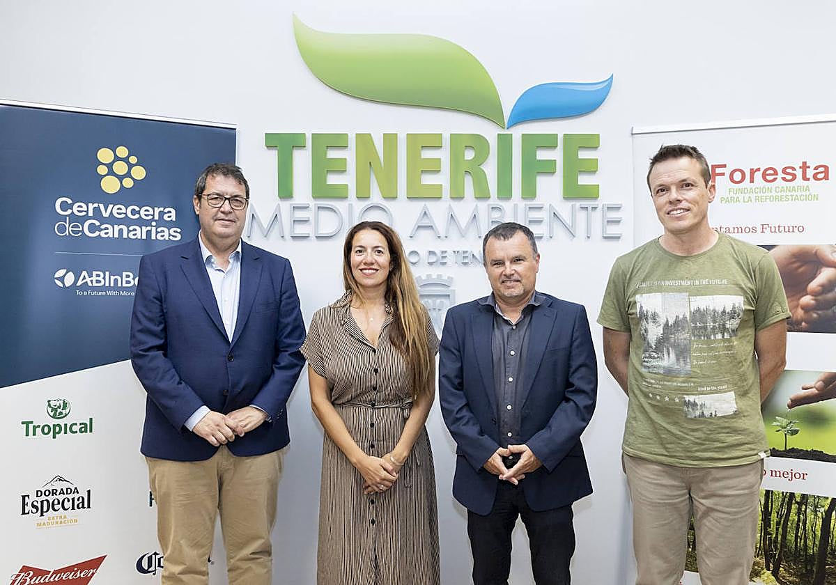 Cervecera de Canarias dona más de 26.000 euros para la recuperación de la zona afectada por el incendio de Tenerife