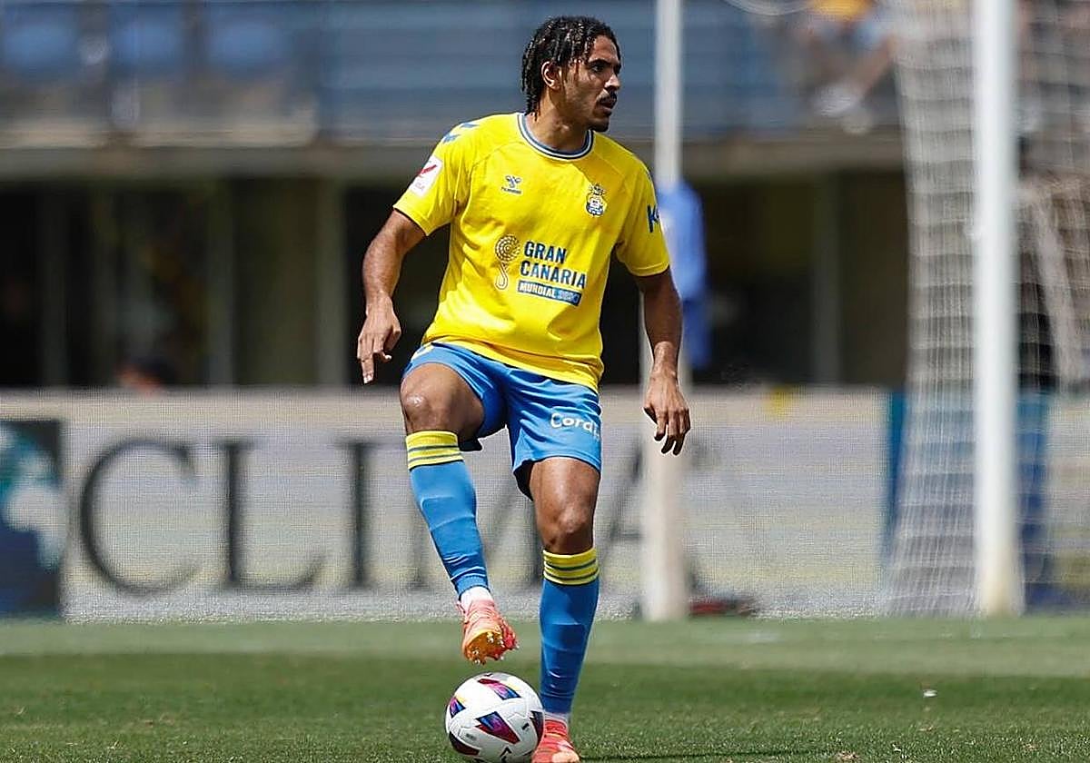 Coco, en un partido de la temporada 2023-24 en el Gran Canaria.