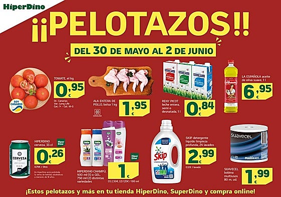 HiperDino continúa con los 'pelotazos' tras el éxito de sus anteriores campañas