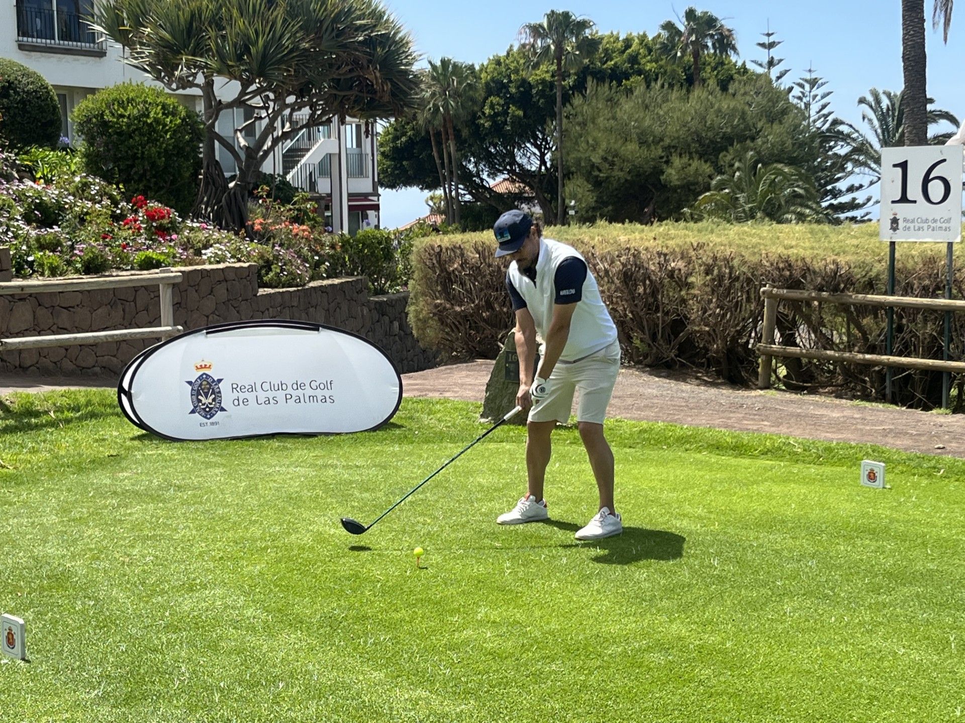 Óscar Sánchez en Bandama.