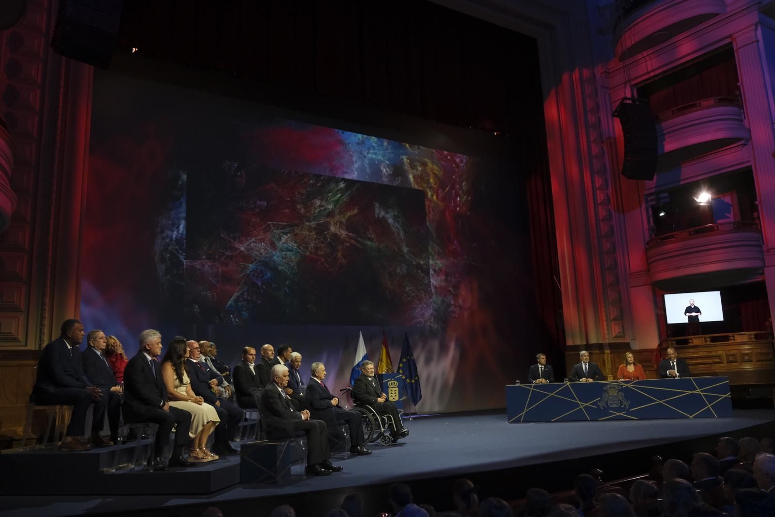 Imagen del acto institucional del Día de Canarias.