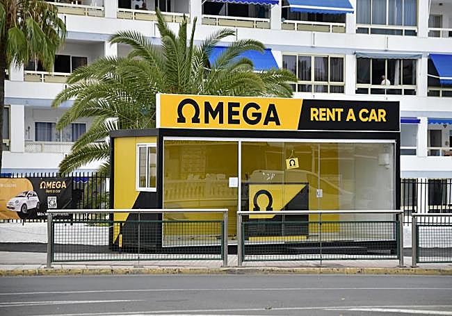 Contenedor precintado de Omega.