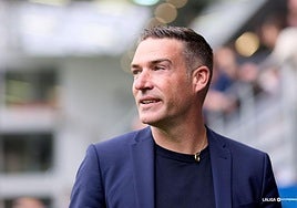 Luis Carrión, contra el Eibar este domingo.