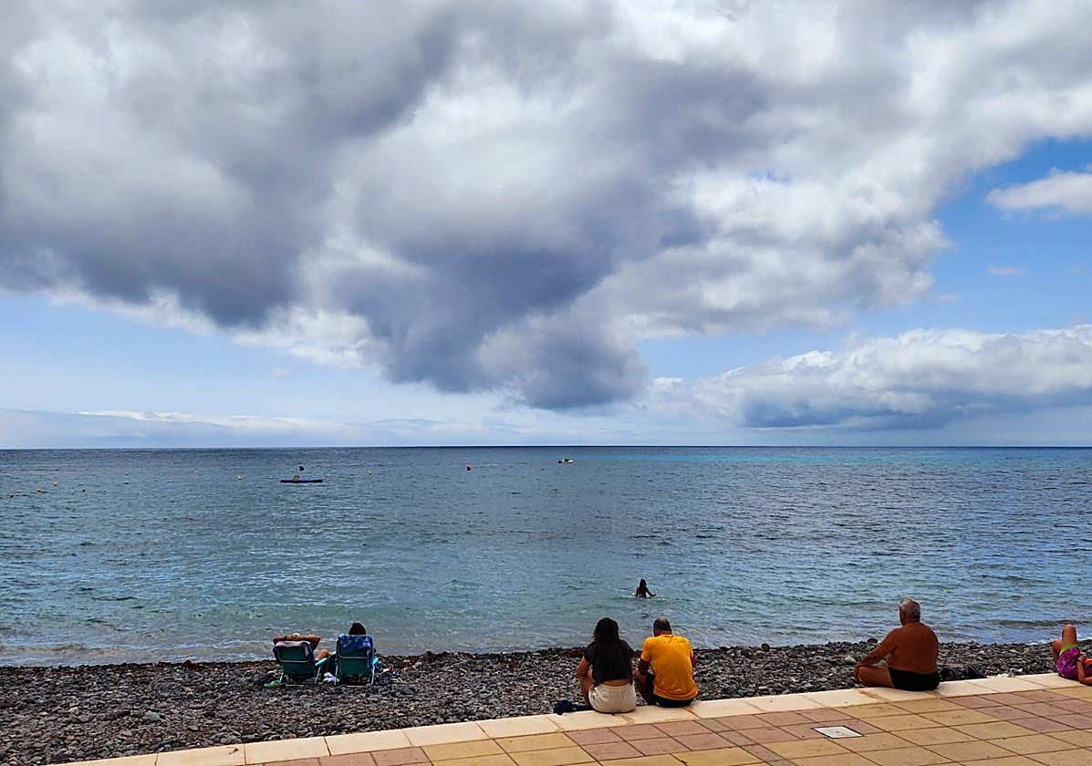 Playa de Arinaga este fin de semana.