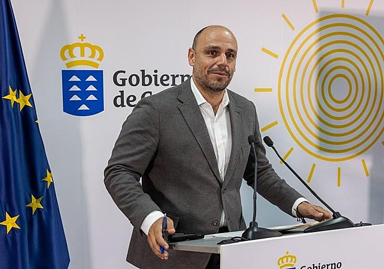 Imagen de archivo del portavoz del Gobierno de Canarias, Alfonso Cabello.